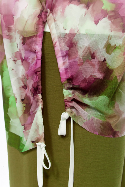 Комплект летних свободных брюк, топа и туники из текстиля Jurimex 3146 - фото 6