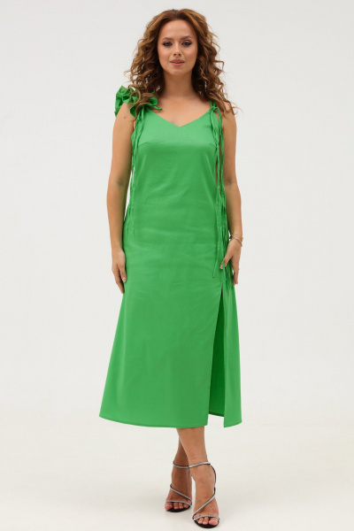 Летнее платье-сарафан полуприлегающее с рюшами Angelina & Сompany 1101 - фото 2