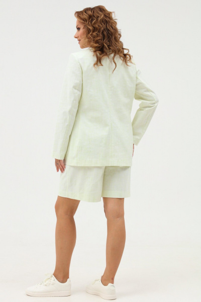 Летний джинсовый комплект: жакет и шорты свободного кроя Angelina & Сompany 1104 - фото 6