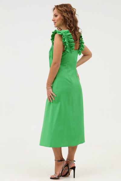 Летнее платье-сарафан с бретелями и рюшей Angelina & Сompany 1105 - фото 7