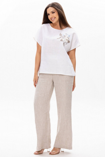 Блуза Ma Сherie 1090 белый - фото 3