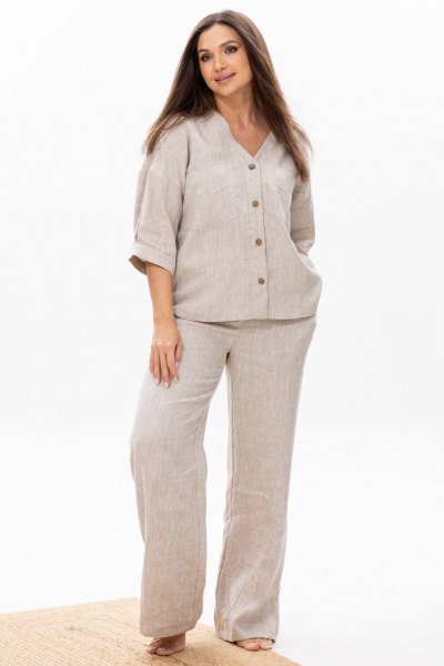 Рубашка Ma Сherie 1093 натуральный - фото 3