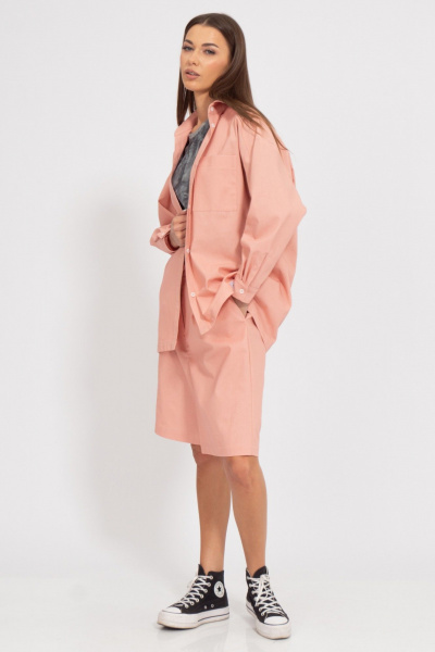 Летний костюм блуза и шорты удлинённые до колена Kivviwear 407313177.01 - фото 4