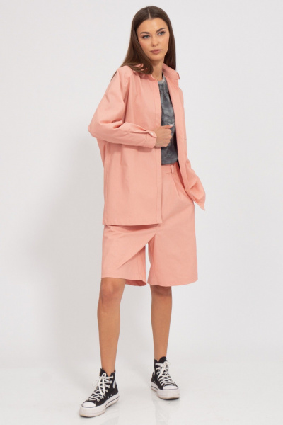 Летний костюм блуза и шорты удлинённые до колена Kivviwear 407313177.01 - фото 3