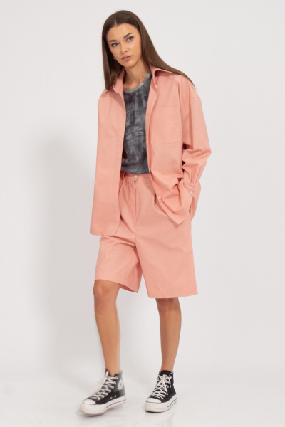 Летний костюм блуза и шорты удлинённые до колена Kivviwear 407313177.01 - фото 2