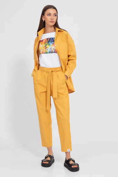 Летние джинсовые брюки и жилет свободного кроя Kivviwear 4101.29 - фото 4