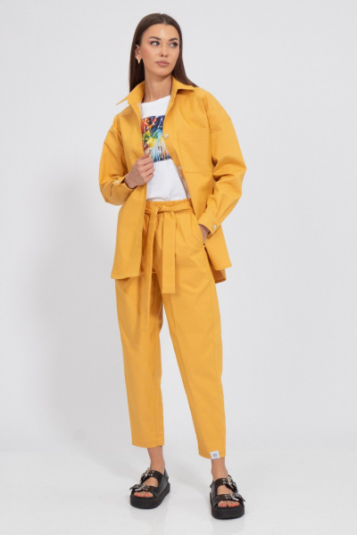 Летние джинсовые брюки и жилет свободного кроя Kivviwear 4101.29 - фото 3