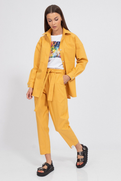 Летние джинсовые брюки и жилет свободного кроя Kivviwear 4101.29 - фото 2