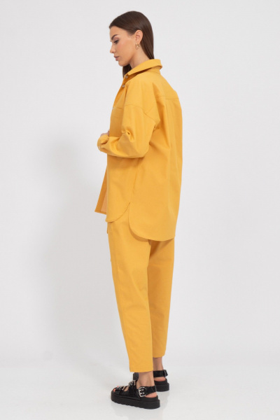 Брюки и рубашка из джинса с хлопком для летних образов Kivviwear 41004101.29 - фото 7