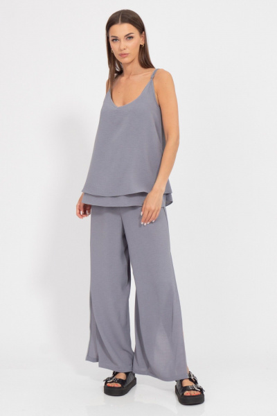 Костюм палаццо с разрезами и джемпер, летний Kivviwear 41894190.01 - фото 2