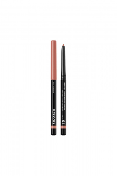 водостойкий матовый механический карандаш для губ Relouis Artistic_Contour тон:01 toffee - фото 1
