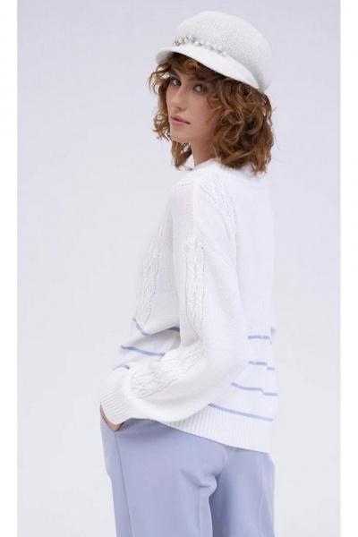 Легкие хлопковые брюки с высокой посадкой и карманами MOZART SD-002 - фото 3