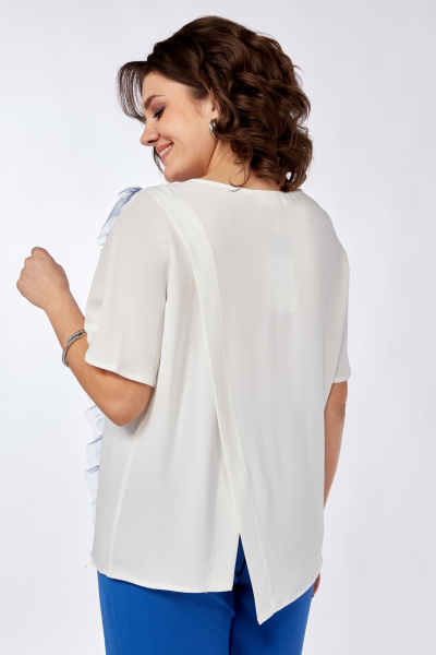 Блуза, брюки Диомант 1969 синий - фото 5