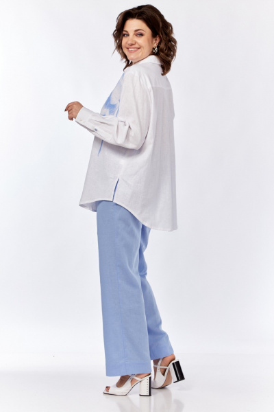 Брюки, рубашка Диомант 1989 голубой - фото 3