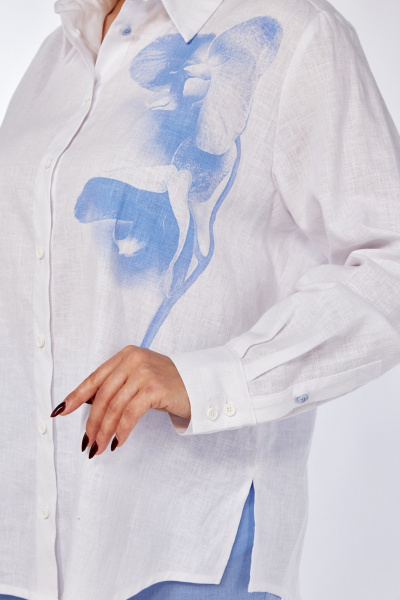 Брюки, рубашка Диомант 1989 голубой - фото 4