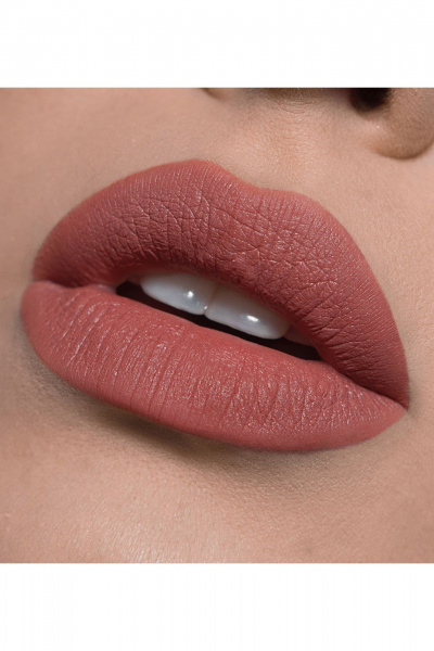 Помада матовая с ярким глубоким цветом и питательными маслами LUXVISAGE PIN_UP_Ultra_matt 503 MILA - фото 2