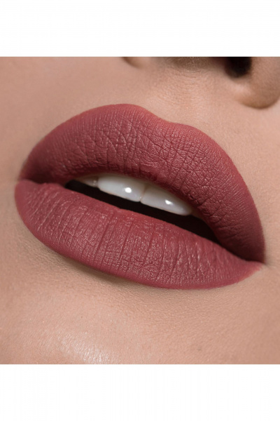 Помада матовая с ярким глубоким цветом и питательными маслами LUXVISAGE PIN_UP_Ultra_matt 507 SOPHIA - фото 2