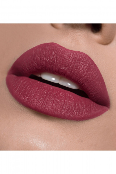 Помада матовая с ярким глубоким цветом и питательными маслами LUXVISAGE PIN_UP_Ultra_matt 508 LOLITA - фото 2