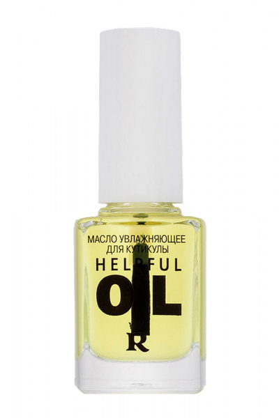 Масло для кутикул из натурального миндаля с витаминами Е и F Relouis Helpful oil - фото 1