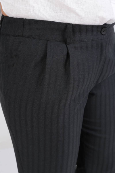 Классические зауженные брюки из текстиля с карманами Ma Vie М540 - фото 6