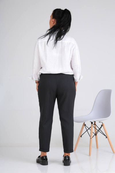 Классические зауженные брюки из текстиля с карманами Ma Vie М540 - фото 3