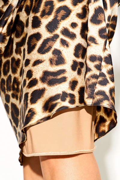 Платье-комбинация средняя длина из текстиля с регулируемыми бретелями FOXY FOX 1646 - фото 7