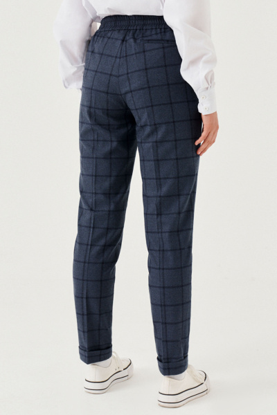 Стильные синие брюки для делового образа, комфорт и качество Panda Kids 348567-158 Синий - фото 4