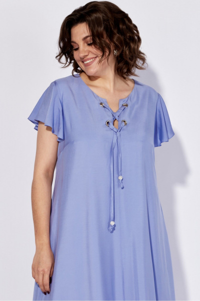 Платье А-образного силуэта с горловиной с люверсами Anna Majewska 1543 - фото 2