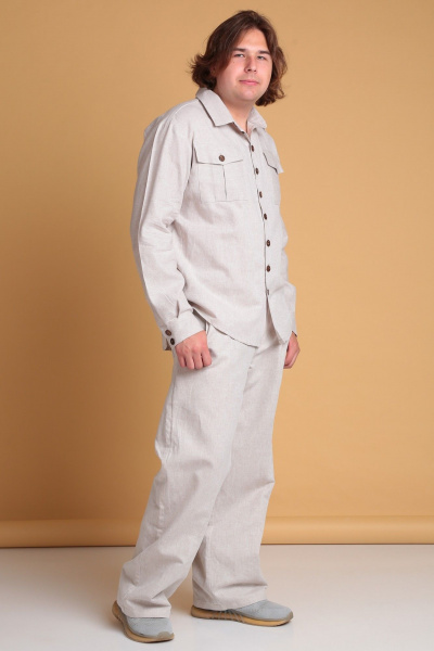 Рубашка Celentano lite 3023.1 натуральный - фото 4