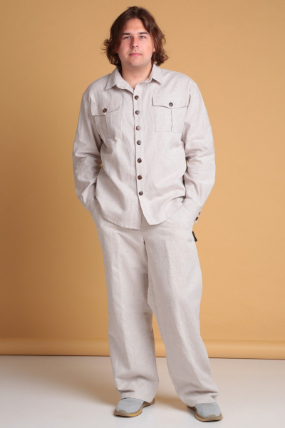 Рубашка Celentano lite 3023.1 натуральный - фото 3