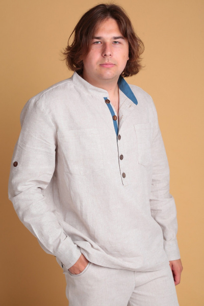 Рубашка Celentano lite 3024.1 натуральный - фото 7