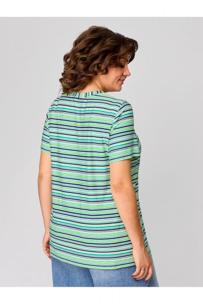 Легкая женская футболка из вискозы с круглым вырезом и коротким рукавом Zlata 4402 - фото 6