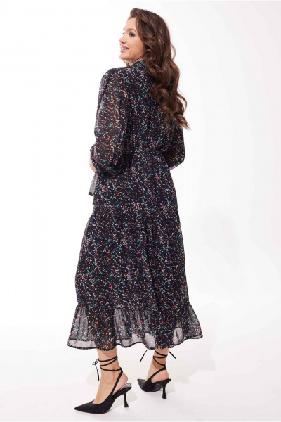 Платье Mislana С973 черное - фото 5