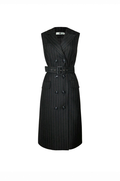 Платье сарафан деловой из костюмно-плательной ткани AG Green G400/1 - фото 1