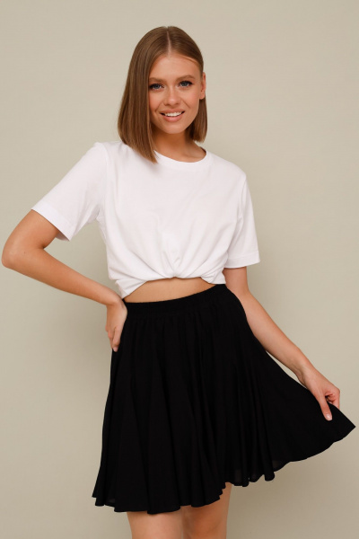 Летний комплект джемпер и мини-юбка на каждый день PUR PUR 11-302/1 - фото 2