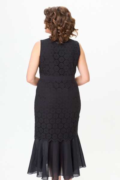 Платье ANASTASIA MAK 1194 черный - фото 8
