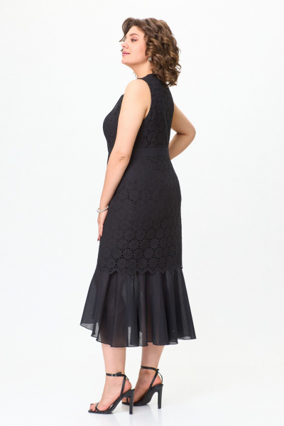 Платье ANASTASIA MAK 1194 черный - фото 3