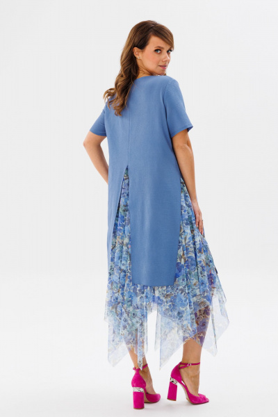 Платье Mubliz 161 голубой - фото 6