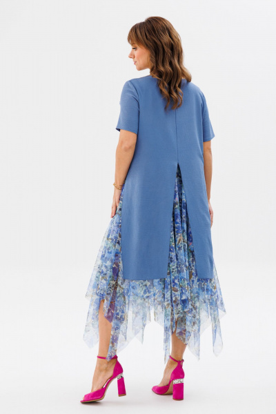 Платье Mubliz 161 голубой - фото 2