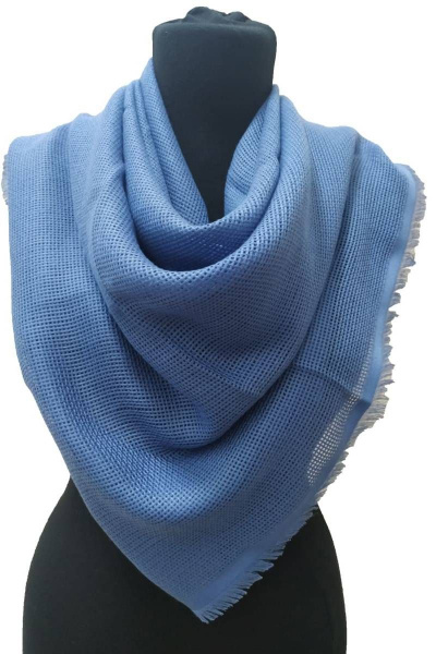 Шаль однотонная сеточка в стиле на каждый день TrendCorner 2-1-37-85 1400 - фото 1