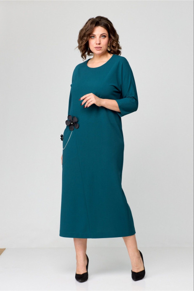 Платье Runella 1637 изумруд - фото 7
