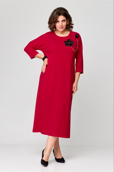 Платье Runella 1637 красный - фото 1
