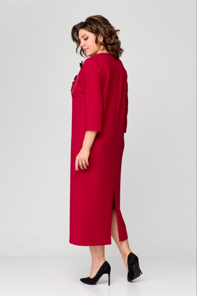Платье Runella 1637 красный - фото 5