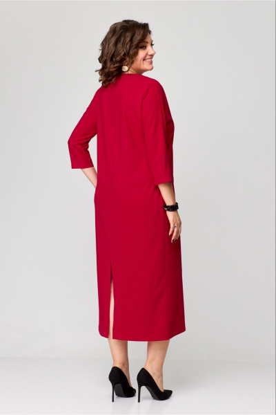 Платье Runella 1637 красный - фото 4
