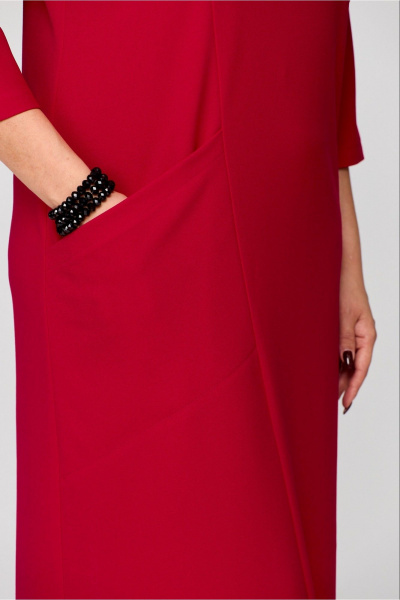 Платье Runella 1637 красный - фото 2