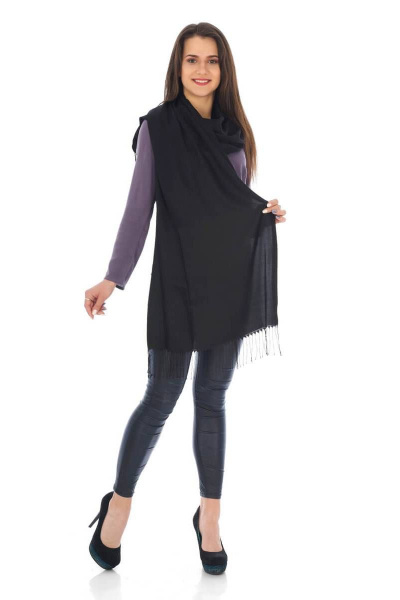 Шарф жаккард из текстиля с рисунком для повседневных образов TrendCorner 2-5-2-76 441 - фото 1