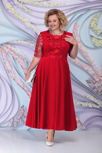 Жакет, платье Ninele 359 красный - фото 2