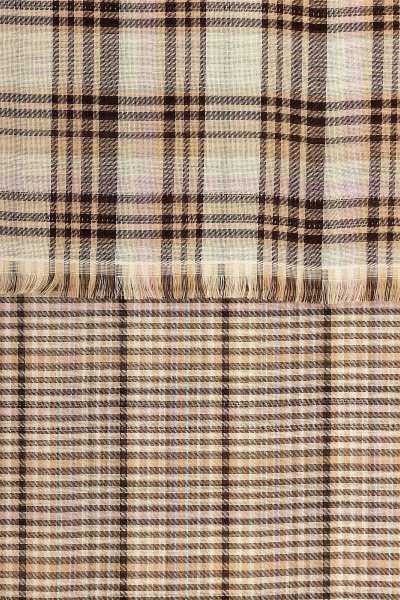 Шарф шотландка бежевый серый для ежедневного стиля TrendCorner 6-6-23-358 1741 - фото 2