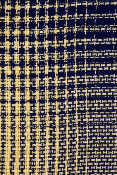 Зимний желто-синий шарф из текстиля, 75x190 см TrendCorner 9-16-19-175 1020 - фото 2