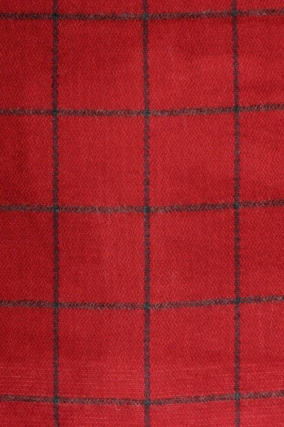 Зимний шарф крупная клетка бордо TrendCorner 9-16-23-199 1654 - фото 2